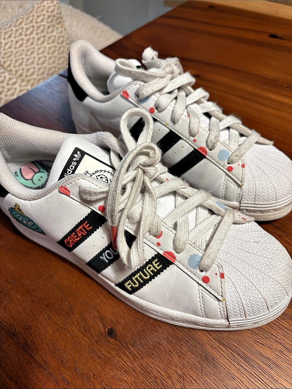 adidas Superstar Sneakers White Black US 5.5
